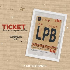 Ticket de aeropuerto