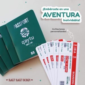 Invitaciones Pasaporte