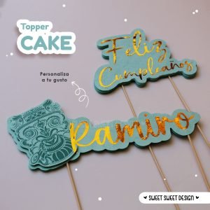 Topper Cake Gold