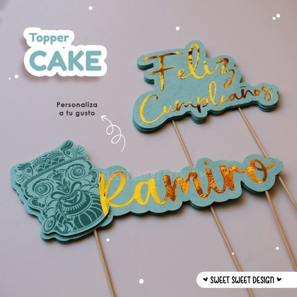 Topper Cake Gold
