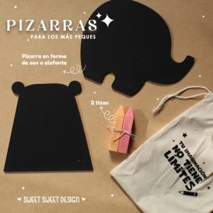 Pizarras con Tizas