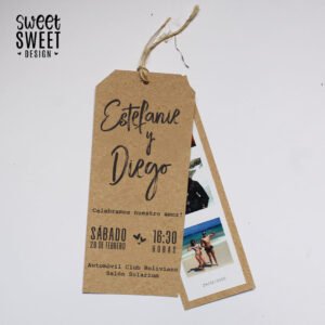 Invitación tira de fotos