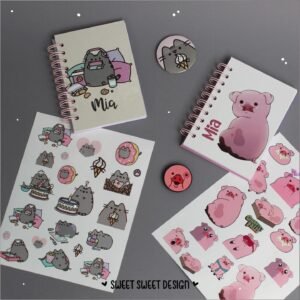 Libretas con stickers