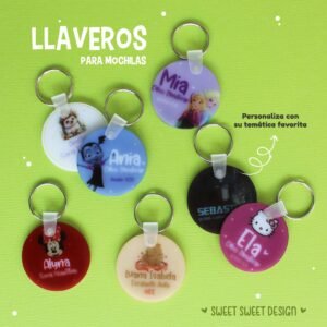 Llaveros para mochila