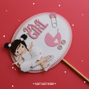 Topper Cake Es niña